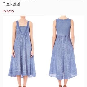 Inizio ltalian Linen Dress worn once!